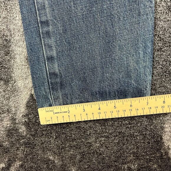 Diesel Button Fly Slim Blue Denim Jeans Men's 33(32X30) Whiskered *Read - Picture 8 of 14